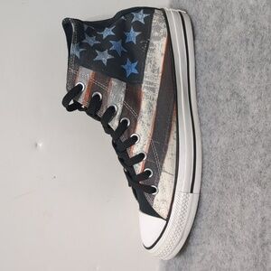 Converse Chuck Taylor All Star Unisex Shoes Distressed USA American Flag W11/M9